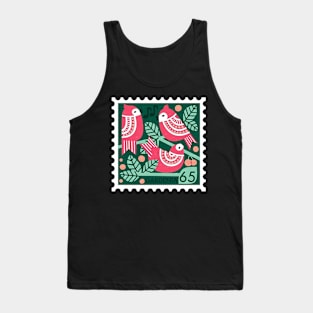 bird stamp designers lucky Tank Top